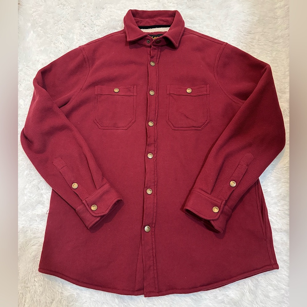 Lee Shacket Sherpa Lined Men’s Size Medium